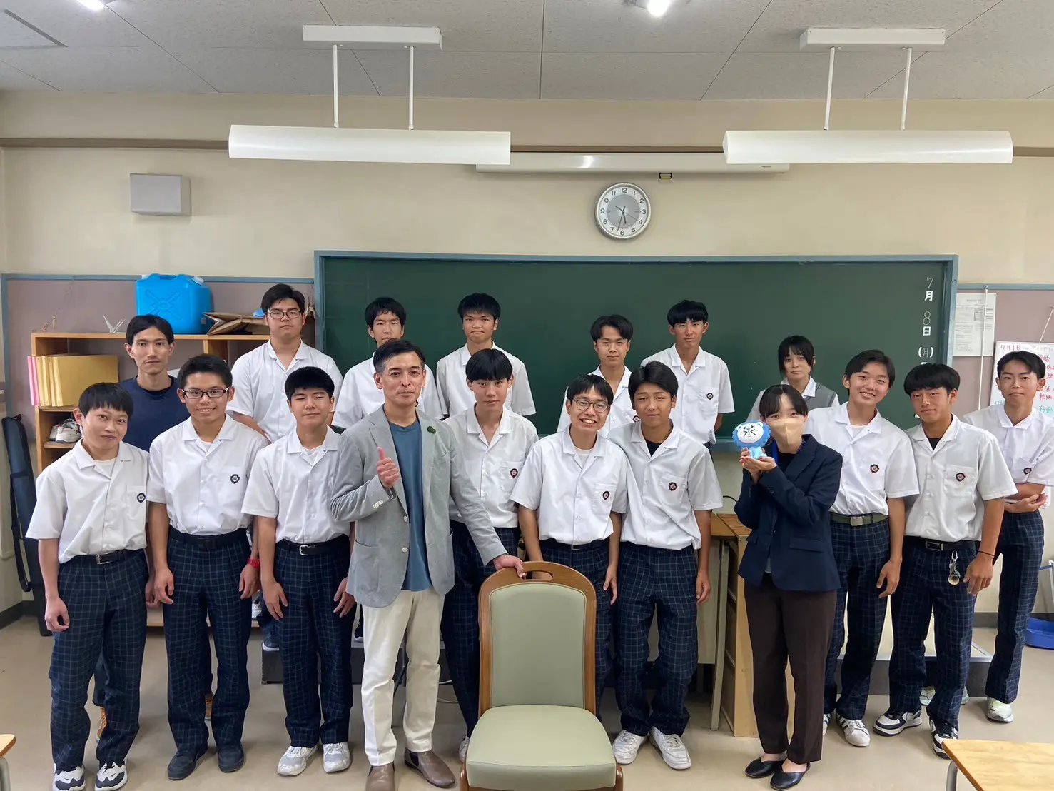宮島工業高校で職業講話を開催しました！ | 広島FM【公式】